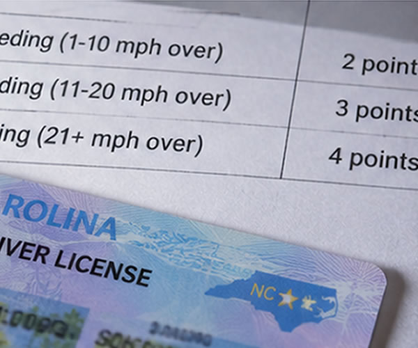 Speeding Tickets and Your North Carolina Driving Record